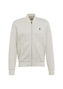 Polo Ralph Lauren, Herren Sweatjacke 'LSBOMBERM3-LONG SLEEVE-KNIT', Hellgrau