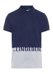J. Lindeberg J.Lindeberg, Herren Poloshirt 'Alec', Navy / Grau
