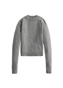Hollister, Damen Pullover 'CASHMERE MOCK', Hellgrau