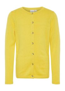 name it, M&auml;dchen Strickjacke, Limone