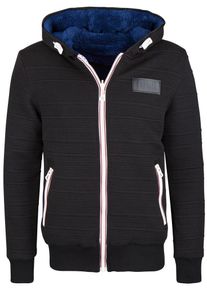 Dry Laundry Japan Dry Laundry, Herren Blouson, Blau / Schwarz