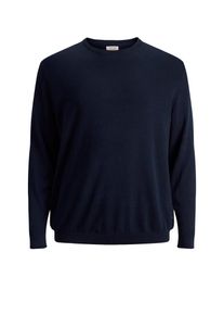 Jack & Jones JACK & JONES, Herren Basic Plus size Pullover, Navy