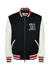 Tommy Hilfiger, Herren Jacke 'LEWIS HAMILTON VARSITY', Hellrot / Schwarz / Wei&szlig;