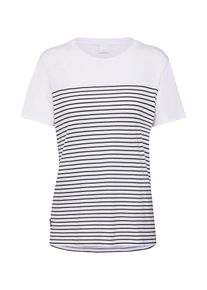 BOSS, Damen Shirt 'Tefresh', Blau / Wei&szlig;