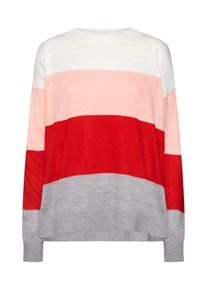 Dorothy Perkins, Damen Pullover, Grau / Rosa / Rot / Wei&szlig;