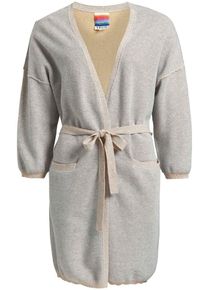 Khujo, Damen Strickjacke 'Patsy', Hellgrau / Pfirsich