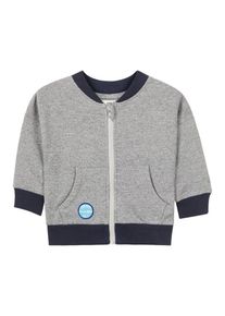 name it, M&auml;dchen Strickjacke, Navy / Graumeliert