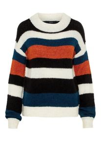 V&eacute;ro Moda VERO MODA, Damen Pullover, Saphir / Dunkelorange / Schwarz / Wei&szlig;