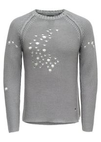 Only & Sons Only & Sons, Herren Strickpullover, Grau