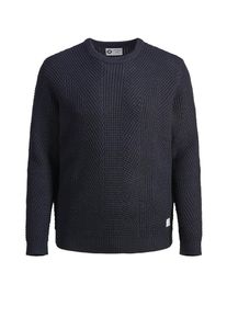 Jack & Jones JACK & JONES, Herren Pullover, Nachtblau / Wei&szlig;