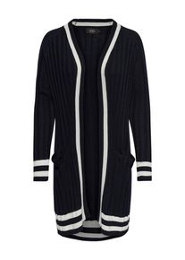 Only, Damen Cardigan, Schwarz / Wei&szlig;