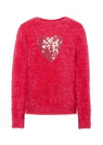 name it, M&auml;dchen Pullover, Cranberry