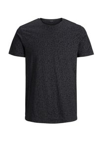 Jack & Jones JACK & JONES, Herren T-Shirt, Dunkelgrau / Schwarzmeliert