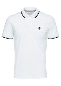 Selected Homme, Herren Poloshirt 'SHHNEWSEASON SS NOOS', Wei&szlig;