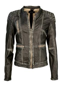 Maze, Damen Lederjacke 'Goba', Schwarz