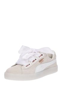 Puma, Damen Sneaker 'Suede Heart Artica', Beige / Wei&szlig;