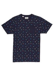 Billabong, Herren T-Shirt 'Currumbin', Navy / T&uuml;rkis / Gelb