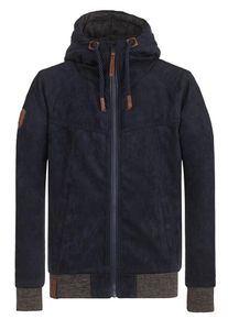 Naketano, Herren Jacke 'Muzzy Night Fever', Nachtblau / Greige