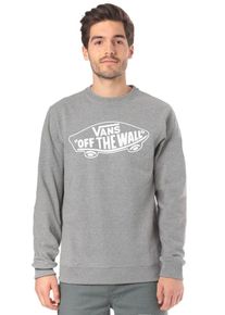 Vans, Herren Sweatshirt 'Otw Crew', Grau / Wei&szlig;