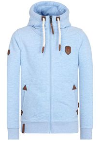 Naketano, Herren Sweatjacke 'Schwarzkopf', Hellblau