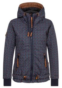 Naketano, Damen Jacket 'Gleitgelzeit', Dunkelblau / Mischfarben