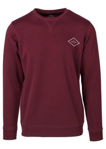 Rip Curl, Herren Sweatshirt 'Essential Surfers Crew', Bordeaux