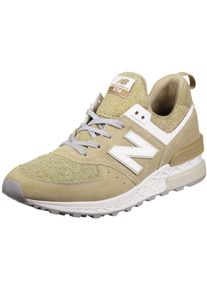 New Balance, Herren 574S, Hellbeige / Braun / Wei&szlig;