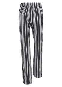 Emilia Lay, Damen Stoffhose, Grau / Schwarz / Wei&szlig;