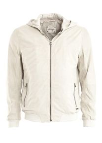 Maze, Herren Lederjacke 'Iwo', Perlwei&szlig;