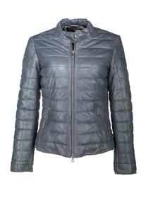 Maze, Damen Lederjacke 'Springfield', Silbergrau