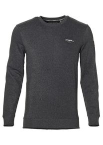 O`Neill O'NEILL, Herren Sweatshirt 'Stay Out Longer', Dunkelgrau / Wei&szlig;