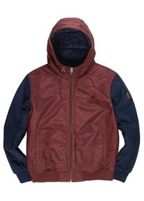 Element, Herren Jacke 'Dulcey', Nachtblau / Blutrot