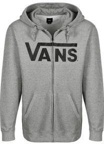 Vans, Herren Sweatjacke, Graumeliert / Schwarz