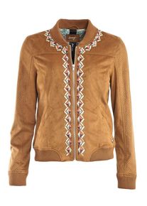 Maze, Damen Jacke 'Weifang', Hellblau / Cognac / Dunkellila / Lachs