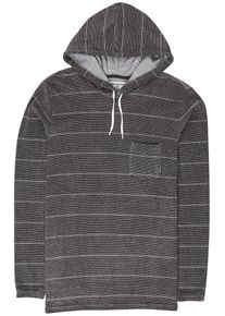 Billabong, Herren Kapuzenpullover 'Flecker', Dunkelgrau / Wei&szlig;