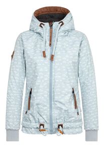 Naketano, Damen Jacket 'Gleitgelzeit', Braun / Pastellgr&uuml;n