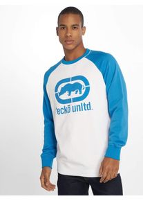 Ecko Unltd. Ecko Unlimited, Herren Sweatshirt 'East Buddy', Himmelblau / Wei&szlig;