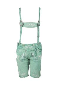Maze, Damen Trachtenhose 'Pfronten', Mint / Wei&szlig;