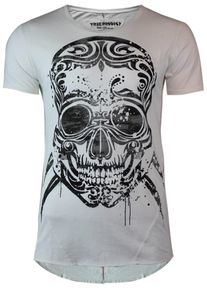 Trueprodigy, Herren T-Shirt 'Black Maori', Schwarz / Offwhite