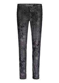 BETTY & CO Betty & Co, Damen Casual-Hose, Grau / Schwarz