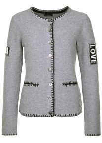grace, Damen Strickjacke, Grau