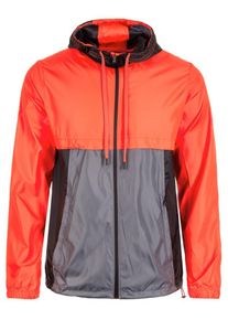 Under Armour, Herren Kapuzenjacke 'Sportstyle', Anthrazit / Hellrot / Schwarz