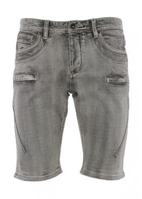 Trueprodigy, Herren Shorts 'VEX', Grey Denim