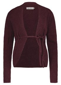 Queen mum, Damen Strickjacke, Weinrot