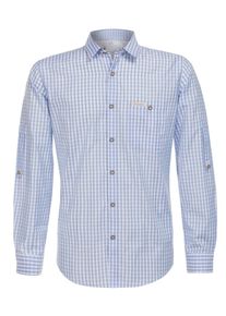 Stockerpoint, Herren Hemd Campos3, Hellblau / Wei&szlig;