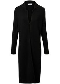 Peter Hahn, Damen Strickmantel, Schwarz