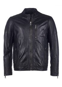 Maze, Herren Lederjacke 'Roussanne', Schwarz