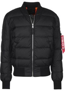 Alpha Industries, Herren Steppjacke 'Ma-1 Puffer', Rostrot / Schwarz