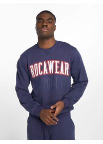 Rocawear, Herren Pullover, Blau / Blutrot / Naturwei&szlig;