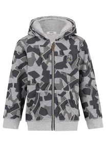 Noppies, Strickjacke 'Palm Bay', Grau / Schwarz
